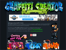 Tablet Screenshot of graffiticreator.net